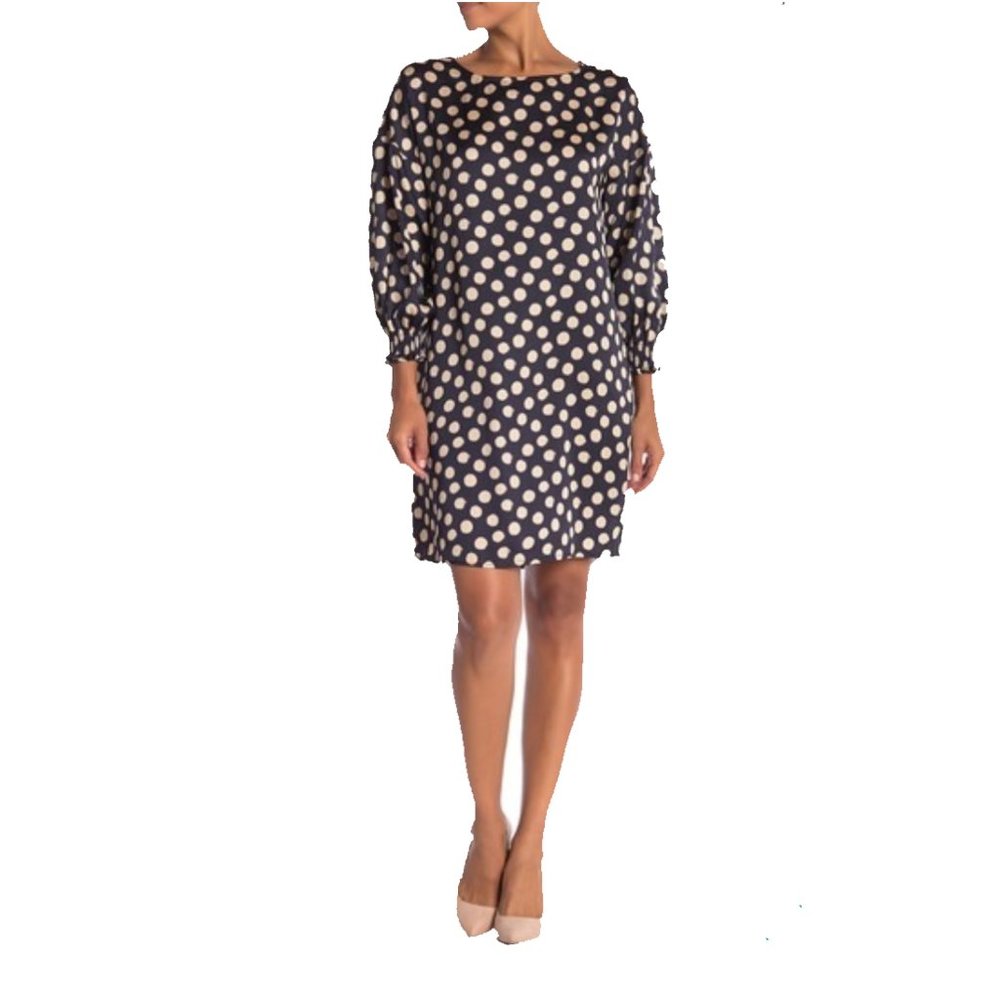ABS Collection Polka Dot Shift Dress XS